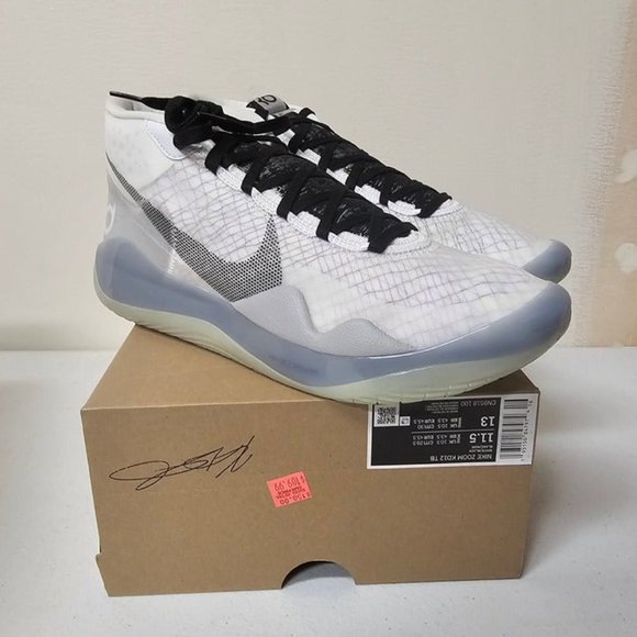 Brand New Nike KD 12 TB White Black Size 12 main image 6
